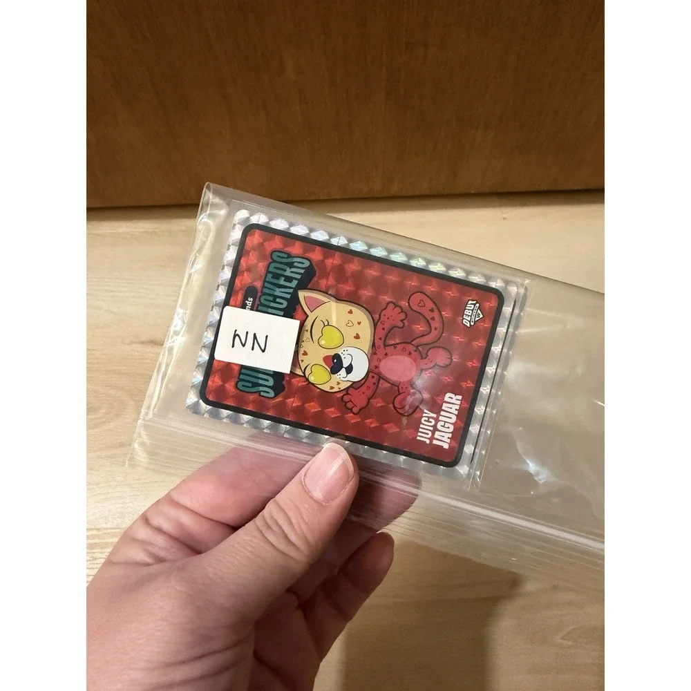 Juicy Jaguar VeeFriends Spectacular‎ Series Super Sticker Debut Red Orange 2 Lot